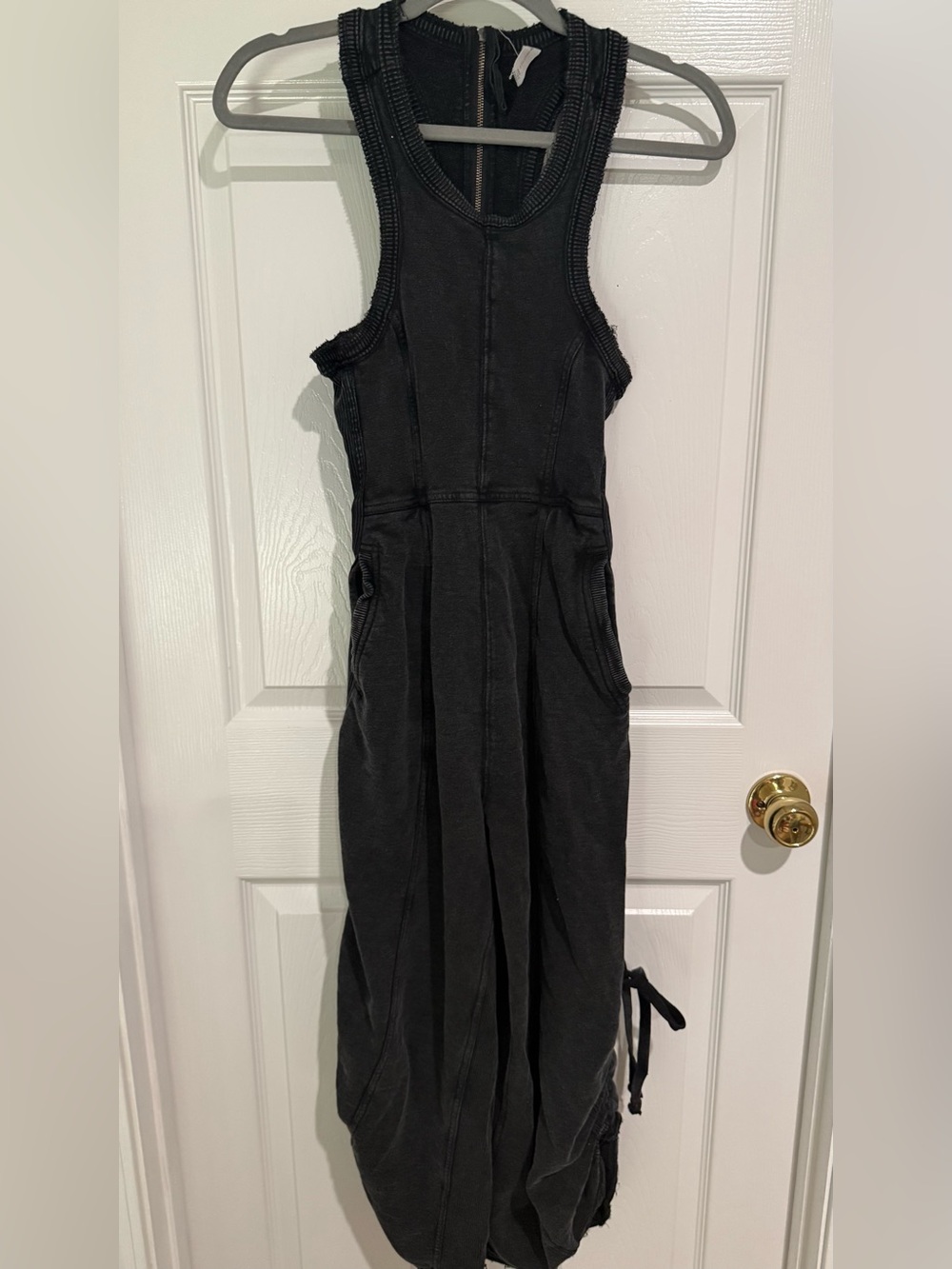 Charcoal Sleeveless Jumpsuit